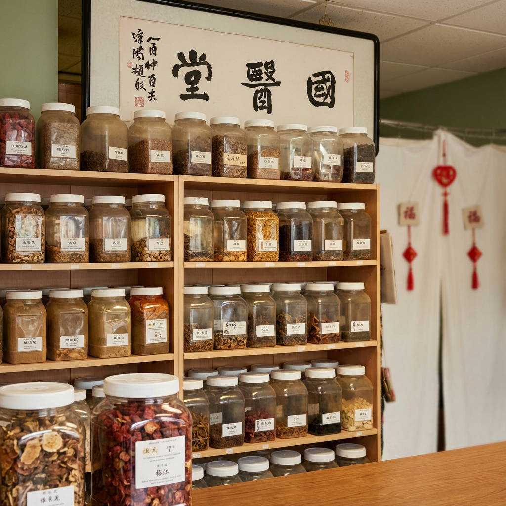 transform this chinese herbal medicine shelf into 1769057167994