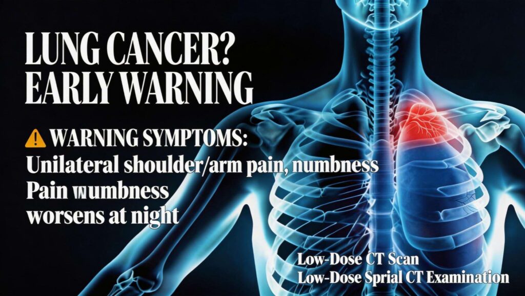Early warning sign for lung cancer